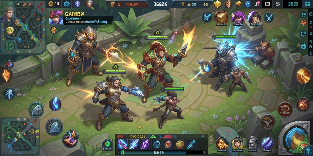Tampilan gameplay 369ZK yang epik dan mendebarkan.