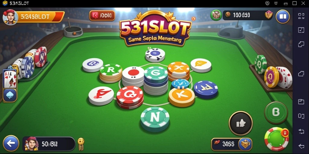 Tampilan menarik saat bermain Gaple di 531SLOT.