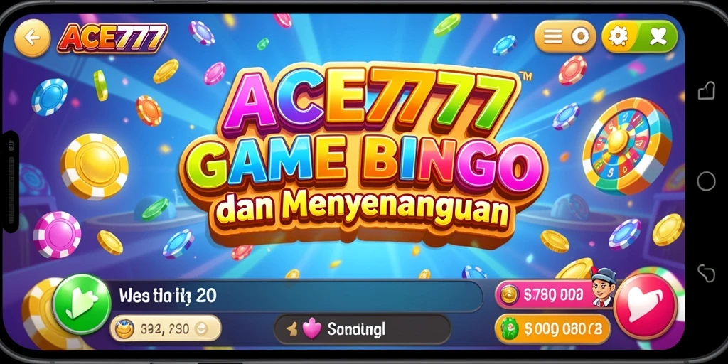 Tampilan menarik dari gameplay Bingo di ACE777.