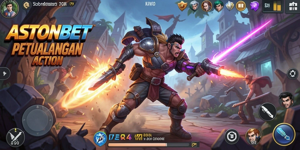 Tampilan gameplay seru dan mendebarkan di ASTONBET.