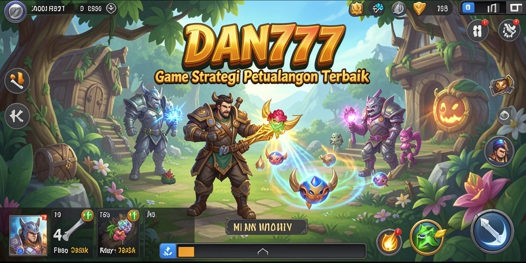 Tangkapan layar gameplay DAN777 yang menampilkan aksi strategi mendebarkan.