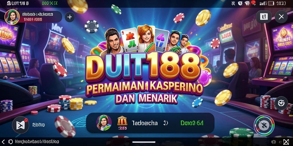 Tampilan gameplay Kasino yang mendebarkan di DUIT188.