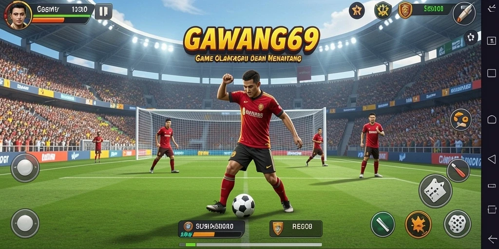 Tampilan gameplay seru dari GAWANG69 yang memukau.