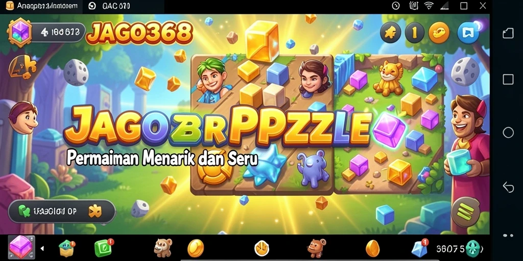Tampilan screenshot JAGO368 dengan gameplay puzzle yang menarik dan penuh tantangan.