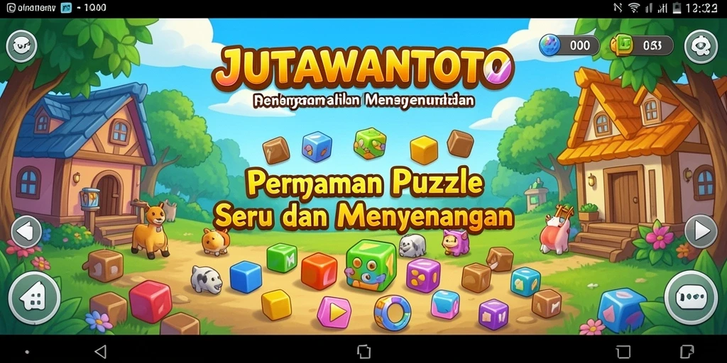 Tampilan gameplay menarik dari JUTAWANTOTO yang penuh warna.