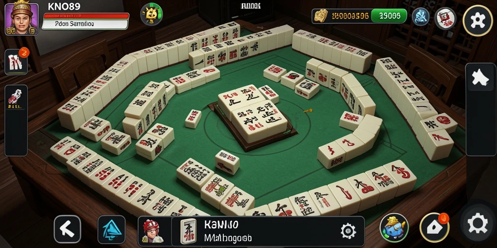 Tangkapan layar utama KNO89 menampilkan gameplay seru Mahjong yang menarik perhatian.