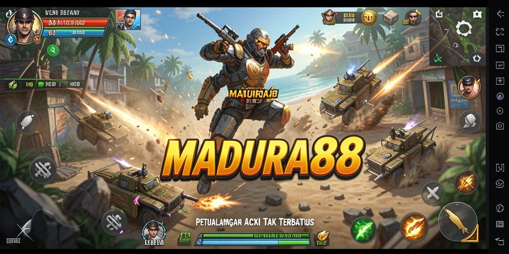 Gameplay intens dan menegangkan dari MADURA88.