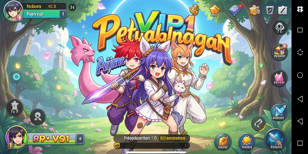 Tampilan gameplay RPVIP1 yang menakjubkan dan mendebarkan.