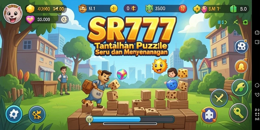 Tampilan gameplay menarik dari SR777 dengan banyak teka-teki.