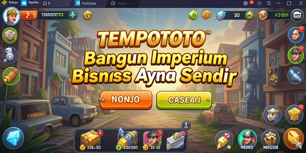 Tampilan menarik dari gameplay <strong>TEMPOTOTO</strong> yang penuh tantangan.